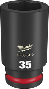 Milwaukee SHOCKWAVE Impact Duty 49-66-6416 Impact Socket, 41 mm Socket, 3/4 in Drive, Hex, Square Drive, 6 -Point, 1/PK